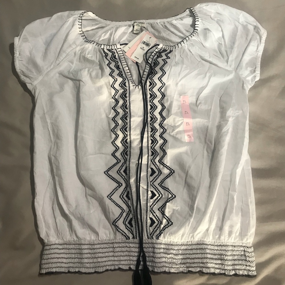 Banana Republic Peasant Top